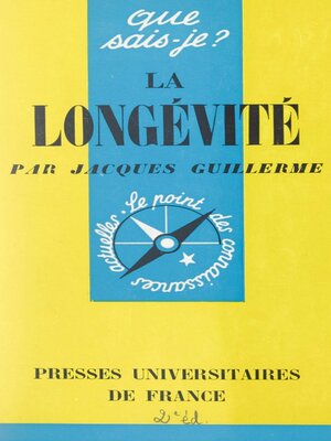 cover image of La longévité